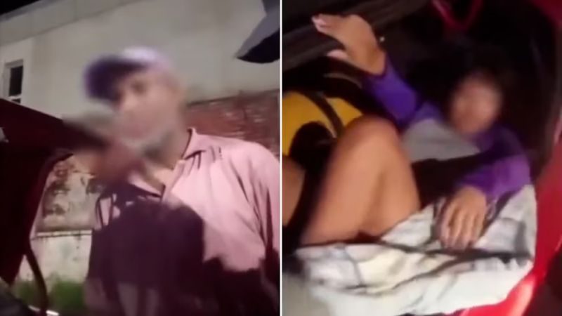 Taxista borracho llevaba a su mujer en el baul: "estaba vigilando a mi pareja"